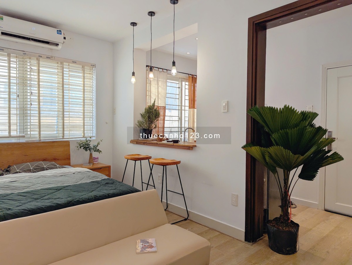 Căn hộ 1pn ban công máy giặt riêng rộng 40m2 gần sân bay Tân Sơn Nhất, ga T3,Hoàng Văn Thụ, Tân Bình - Ảnh 1