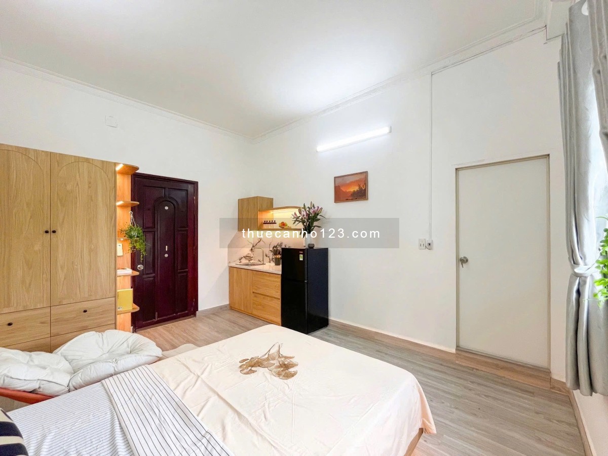 Căn hộ studio cửa sổ lớn full nội thất gần sân bay Tân Sơn Nhất, ga T3, etown Cộng Hoà Tân Bình - Ảnh 4