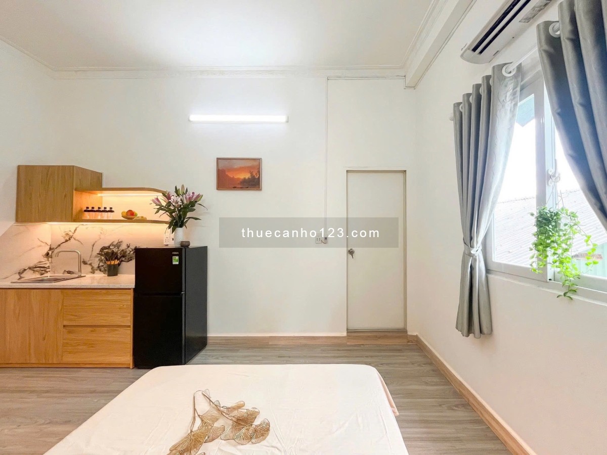 Căn hộ studio cửa sổ lớn full nội thất gần sân bay Tân Sơn Nhất, ga T3, etown Cộng Hoà Tân Bình - Ảnh 9