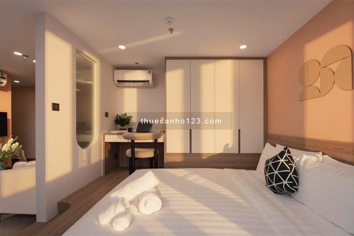 Cho thuê căn hộ 1 phòng ngủ full nội thất, máy giặt riêng Trần Hưng Đạo, Quận 1 - Ảnh 4