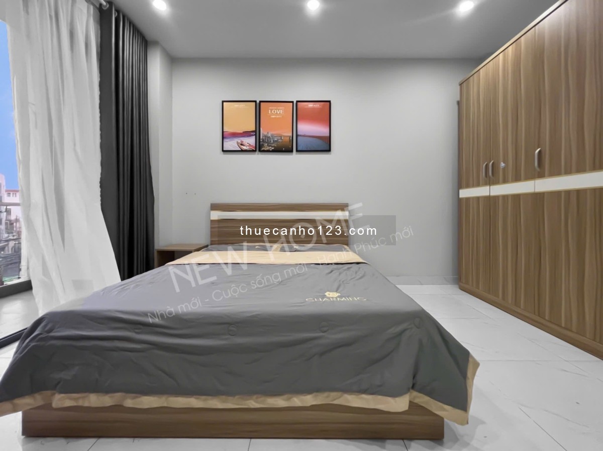 Trống căn hộ 1PN ban công lớn – Full nội thất – Thuận tiện đi lại quận trung tâm - Ảnh 2