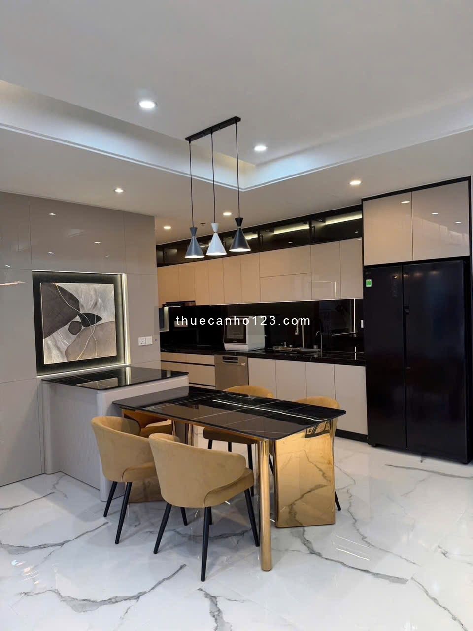 Cho thuê căn 3PN 105m² Full nội thất – Nhà mới đẹp – Giá 30tr/th - CC CELESTA RISE - Ảnh 2