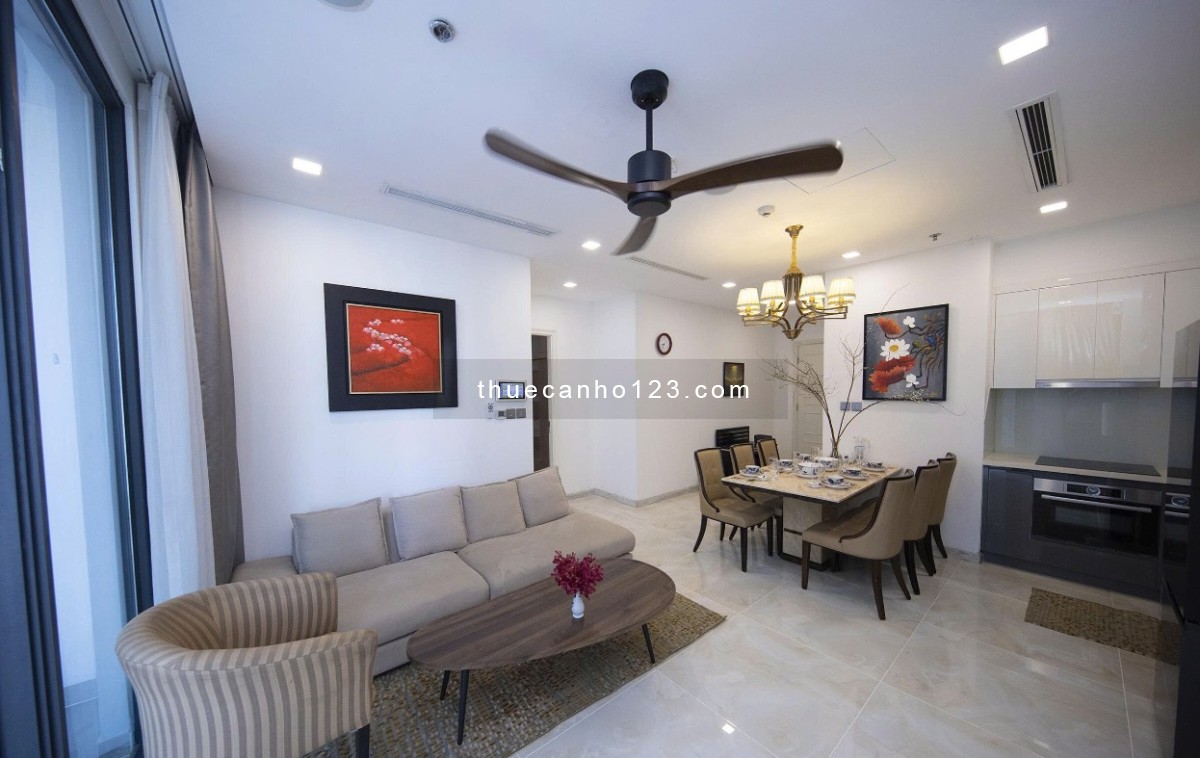 Cho thuê Vinhomes Golden River 2PN 78m² – Full nội thất, view nội khu đẹp - Ảnh 3