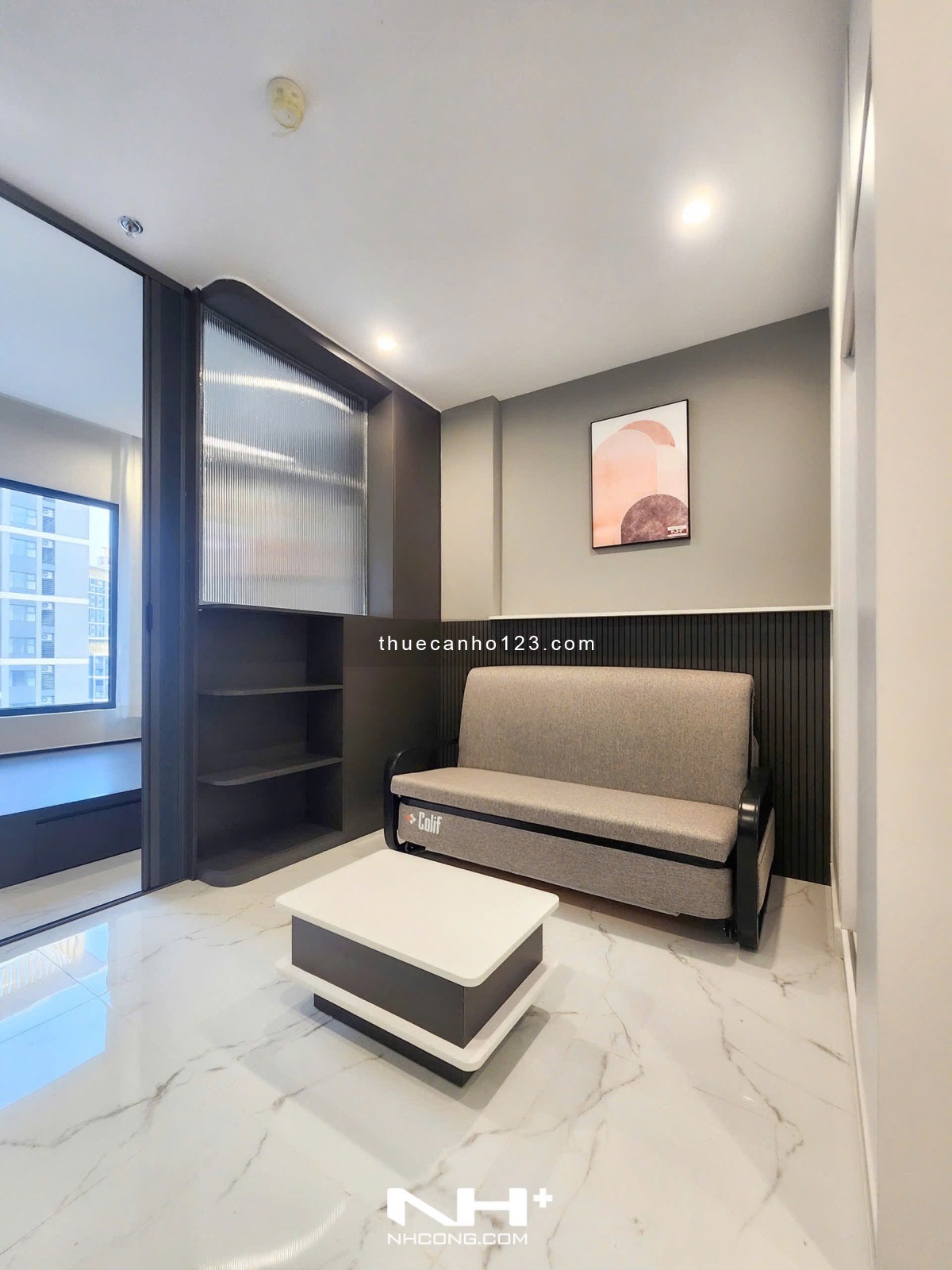 CHO THUÊ căn hộ Studio – Full nội thất đẹp mới 100% | View ngoài nhìn về BS - Ảnh 5