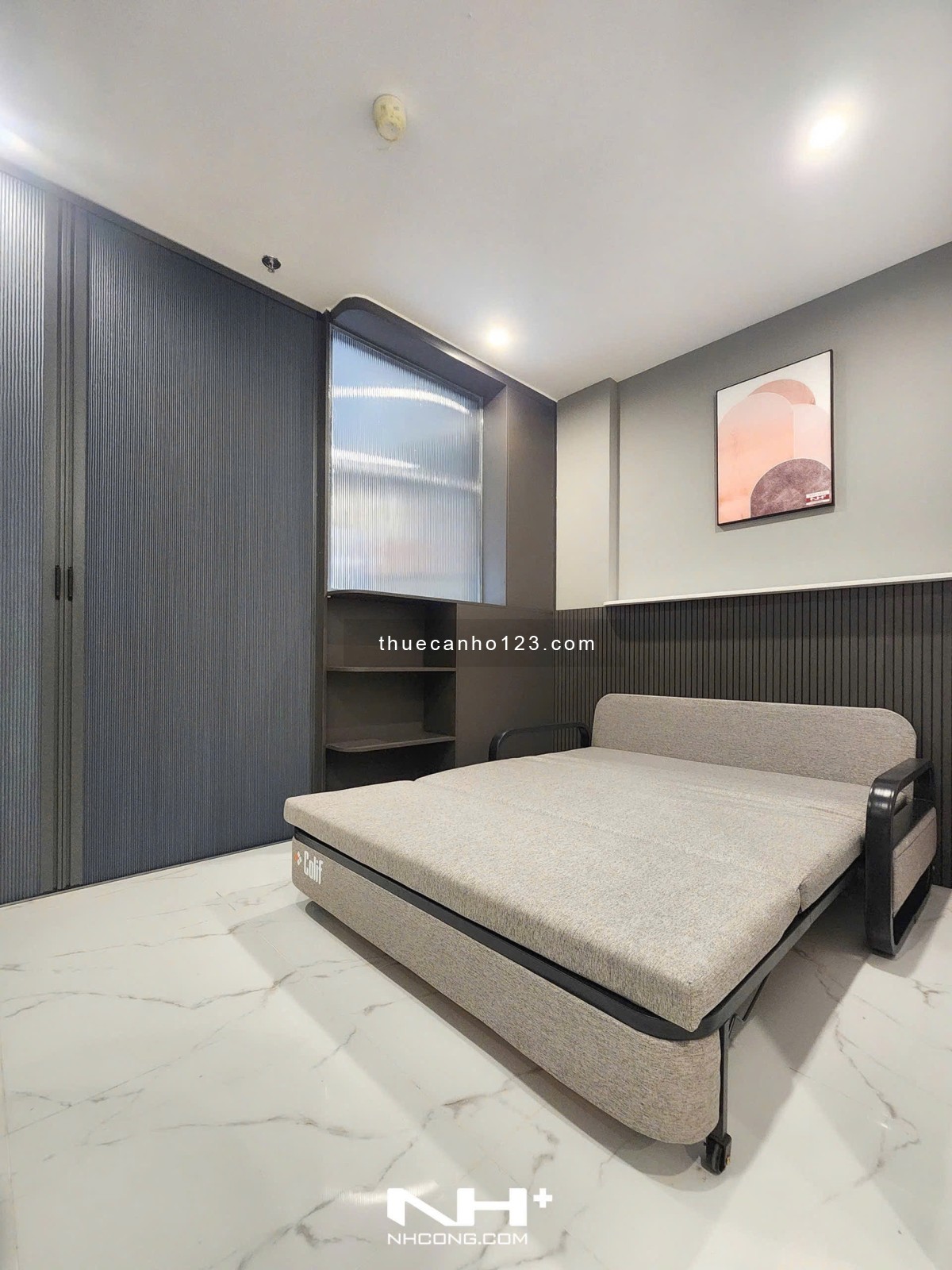 CHO THUÊ căn hộ Studio – Full nội thất đẹp mới 100% | View ngoài nhìn về BS - Ảnh 9