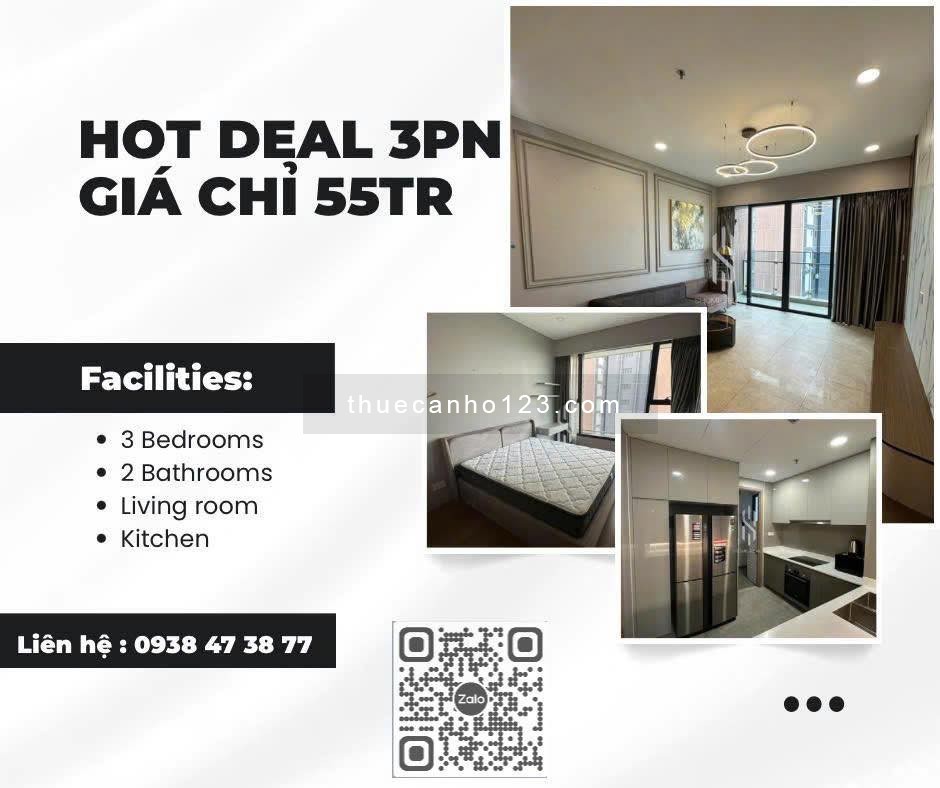 Hot Deal Cho Thuê Căn Hộ The River Thủ Thiêm – 3 Phòng Ngủ Full Nội Thất - Ảnh 2