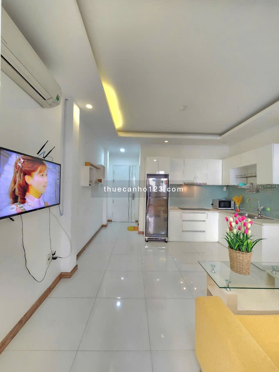 Cho thuê căn hộ tách bếp 1PN full nội thất ở Nguyễn Trãi quận 1 - Ảnh 4