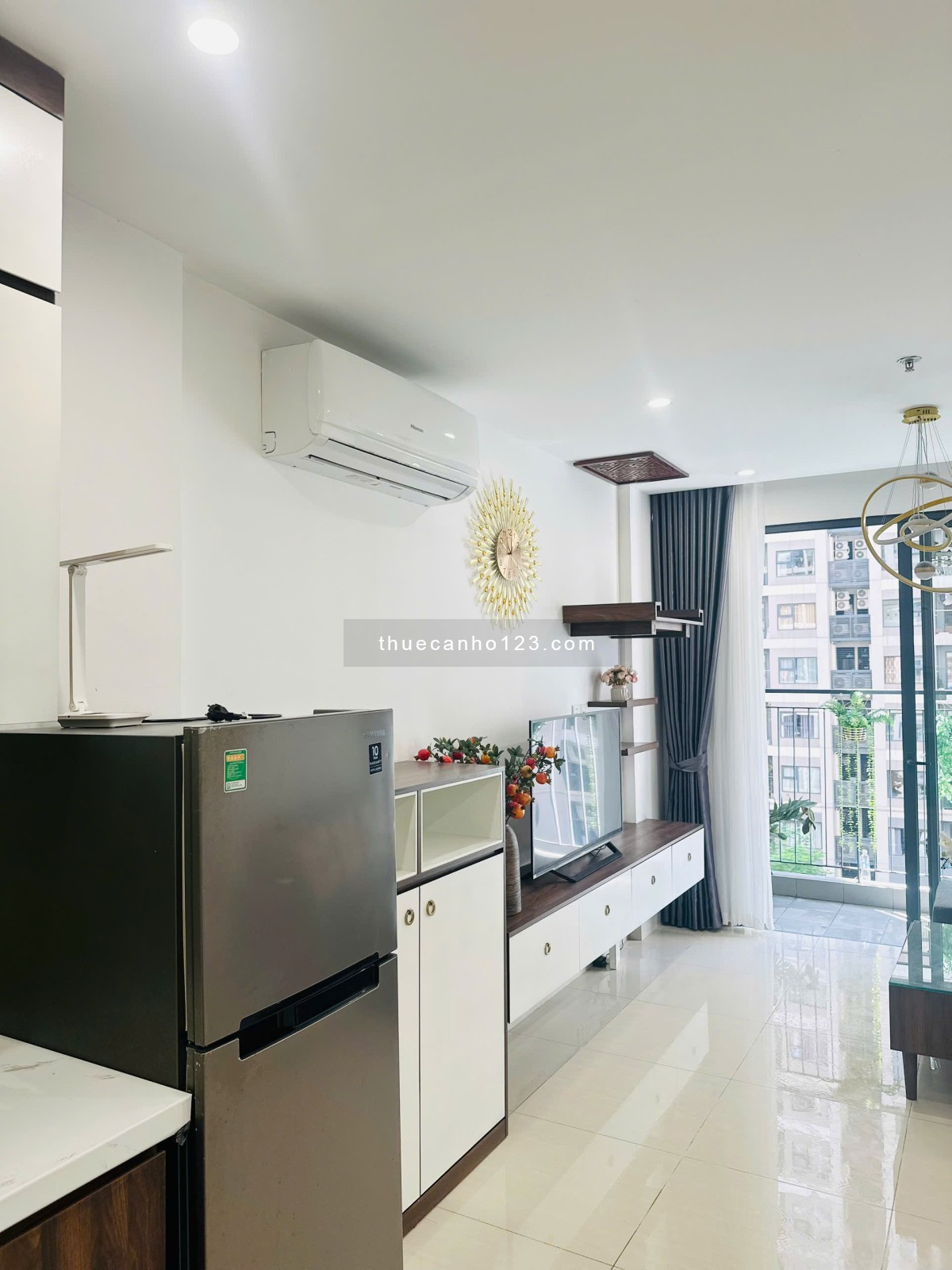 Cần cho thuê nhanh căn hộ 1N+ đầy đủ nội thất giá chỉ 6.5tr/tháng tại Vinhomes Ocean Park - Ảnh 2