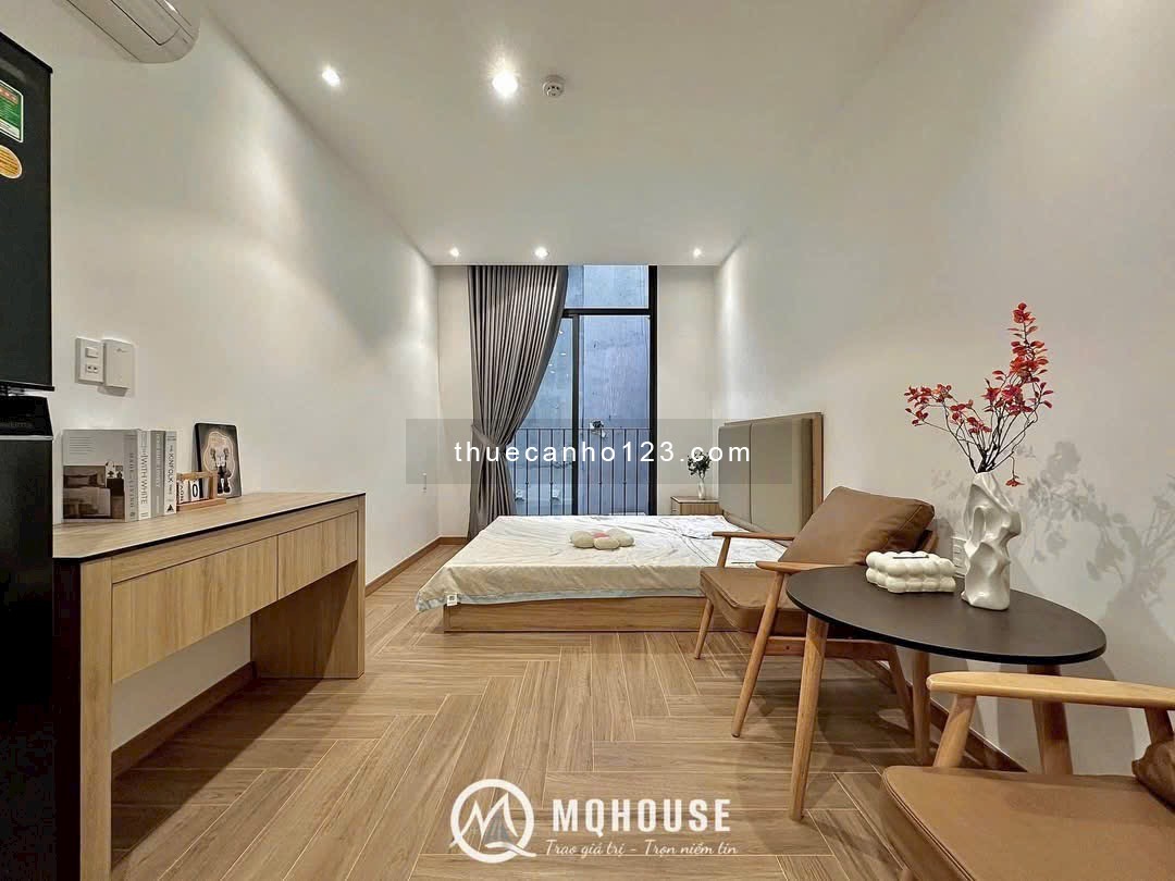 Căn hộ ban công 40m2 full nội thất ngay Nơ Trang Long - Bình Thạnh gần chợ Bà Chiểu giáp Quận 1,3 - Ảnh 1