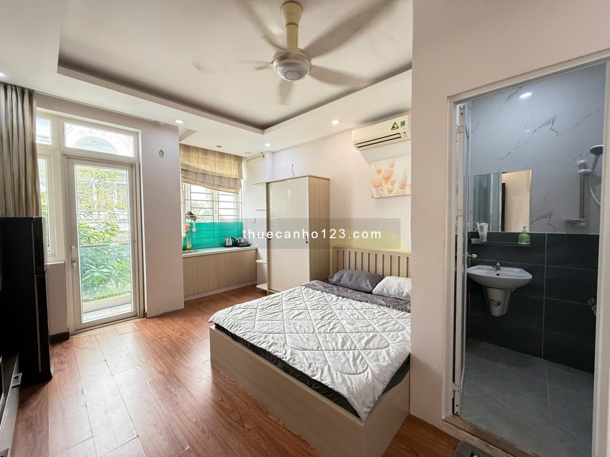 Căn hộ studio ban công full nội thất máy giặt riêng gần sân bay Tân Sơn Nhất, GaT3, quận Tân Bình - Ảnh 4
