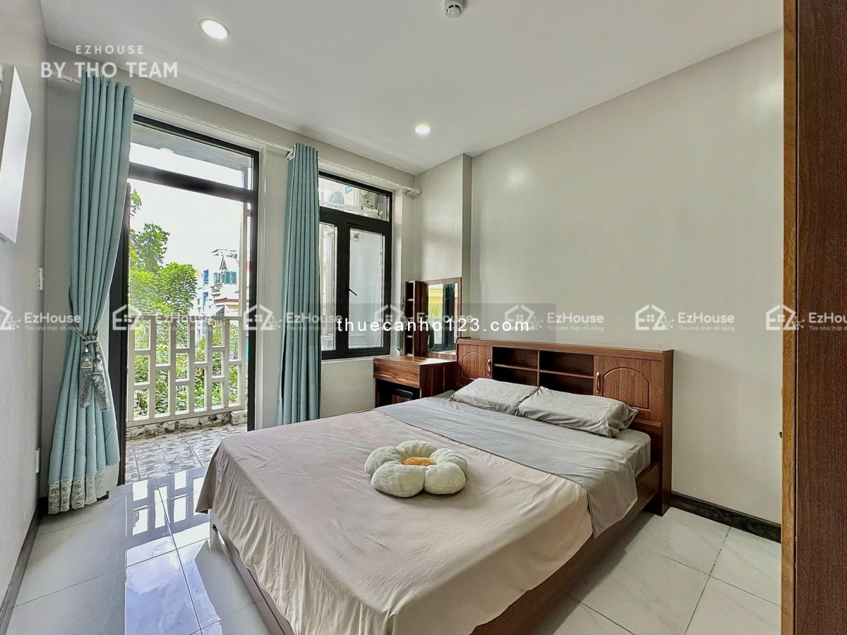 Cho Thuê Căn Hộ 45m2 Ban Công Siêu Đẹp Gần Vòng Xoay Lăng Cha Cả - Ảnh 1