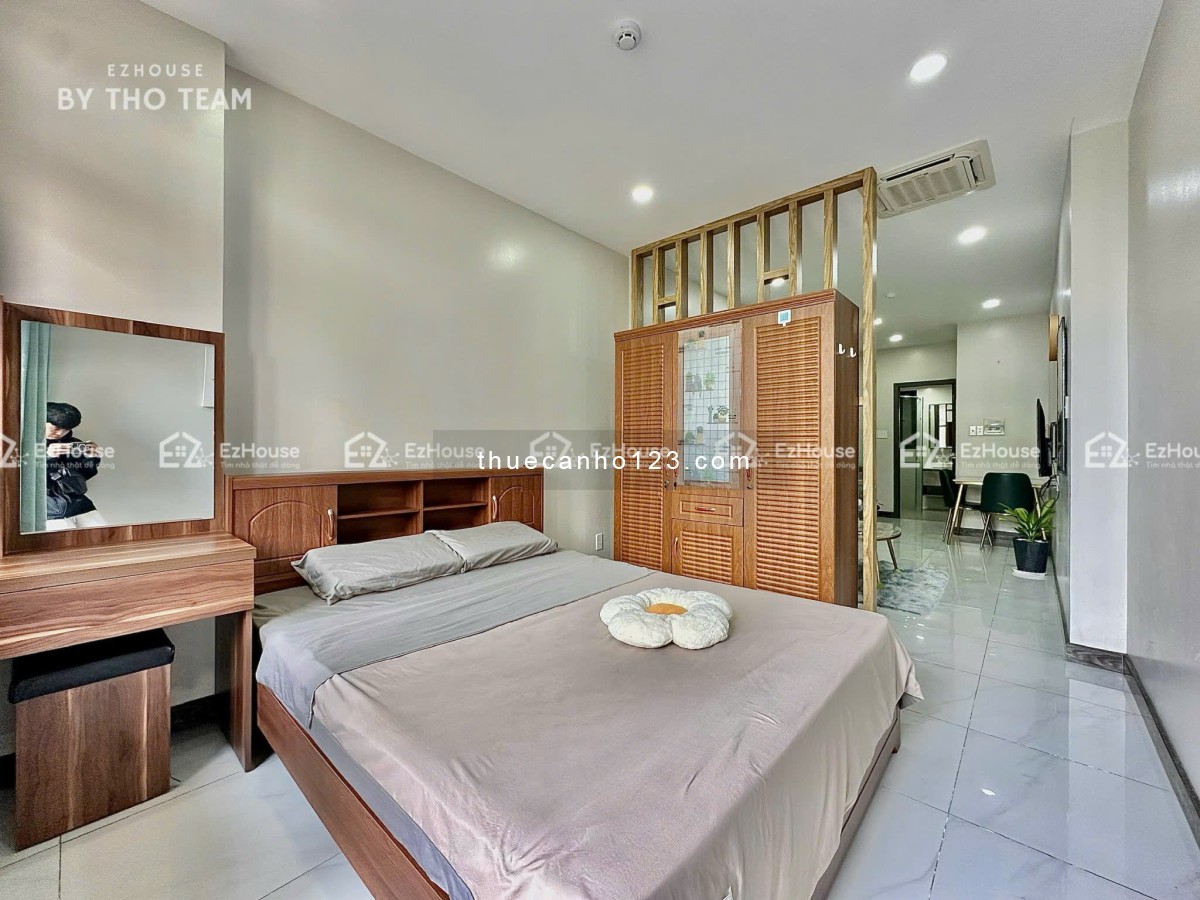 Cho Thuê Căn Hộ 45m2 Ban Công Siêu Đẹp Gần Vòng Xoay Lăng Cha Cả - Ảnh 5
