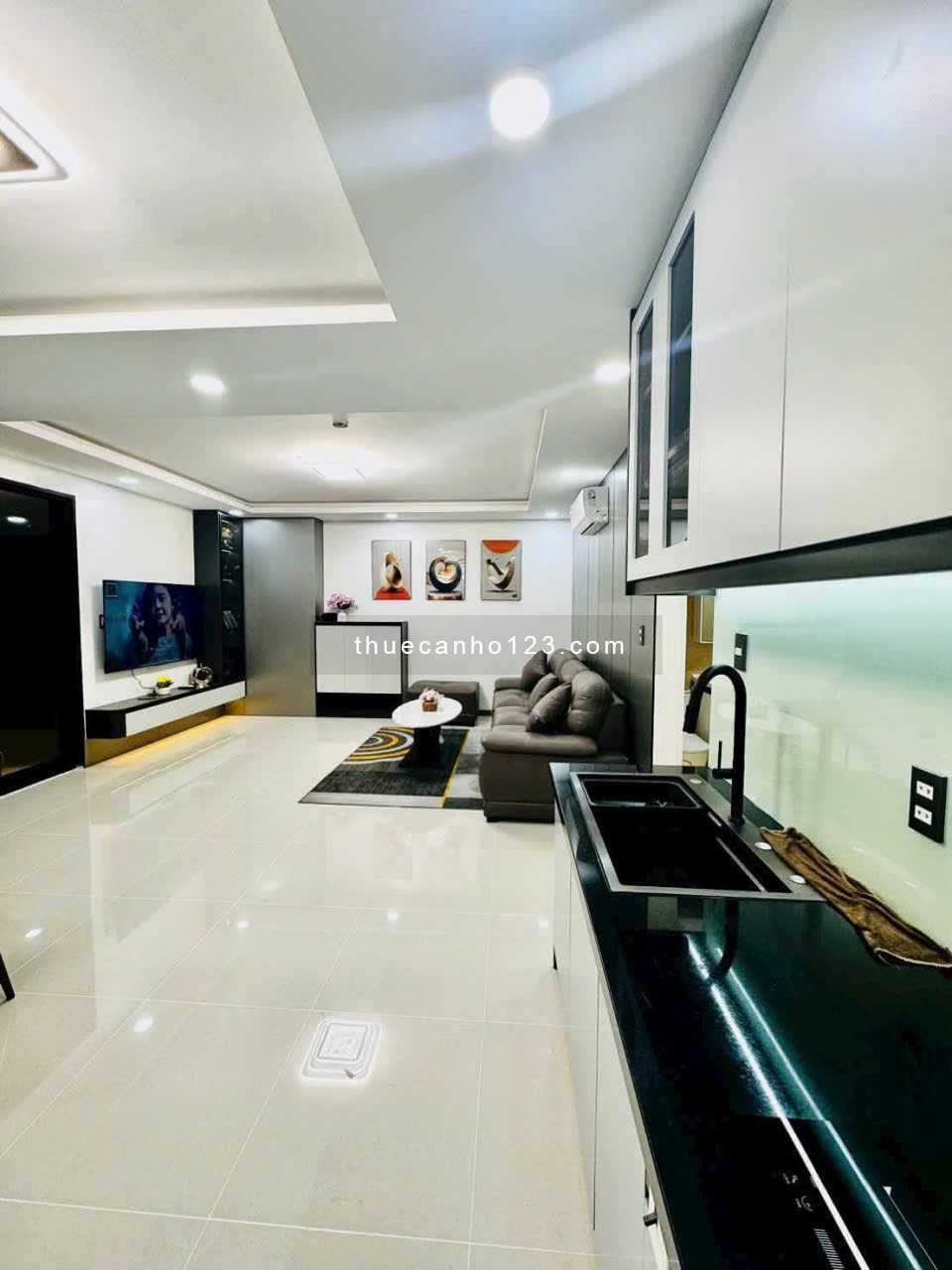 Chung cư Thuỷ Lợi 4, Nguyễn Xí, BT: 2p ngủ, nhà sạch, 90m2, 13tr/th - Ảnh 2