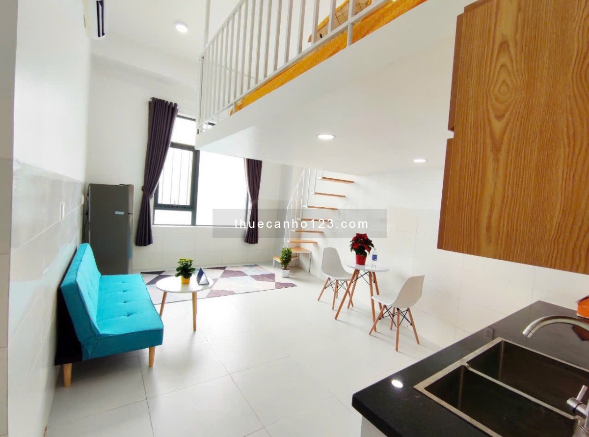 Cho thuê căn hộ duplex cửa sổ lớn gác cao gần sân bay Tân Sơn Nhất, GaT3, Hoàng Hoa Thám Tân Bình - Ảnh 4