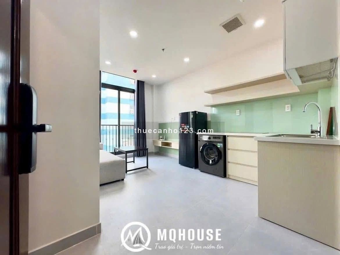 Cho thuê CHDV rộng 40m² ở đường Lê Quang Định, gần chợ Bà Chiểu, full nội thất, tách bếp, ban công - Ảnh 4