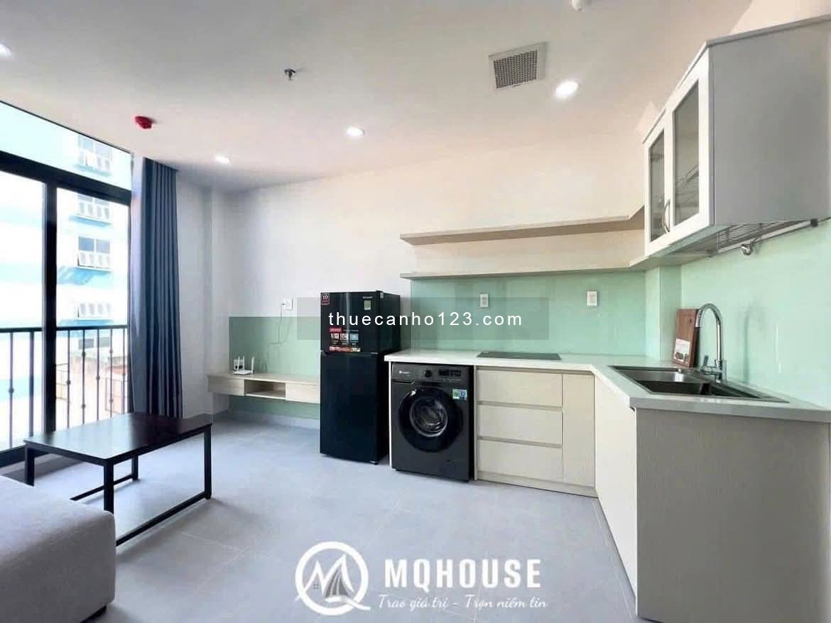 Cho thuê CHDV rộng 40m² ở đường Lê Quang Định, gần chợ Bà Chiểu, full nội thất, tách bếp, ban công - Ảnh 5
