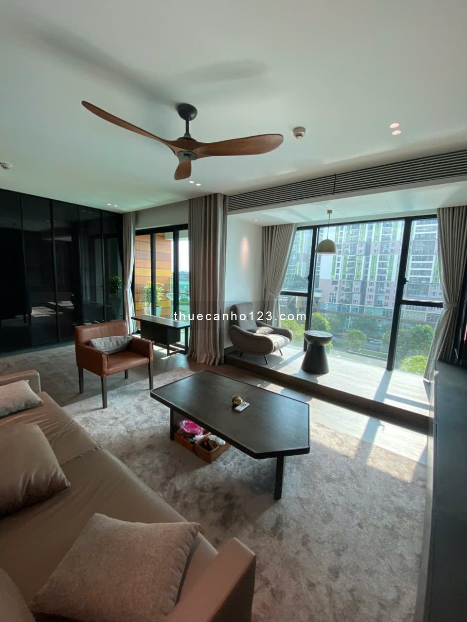 Feliz en Vista – Cho thuê căn hộ duplex tháp Altaz 132m2 - 2PN2WC, view hồ bơi - Ảnh 8
