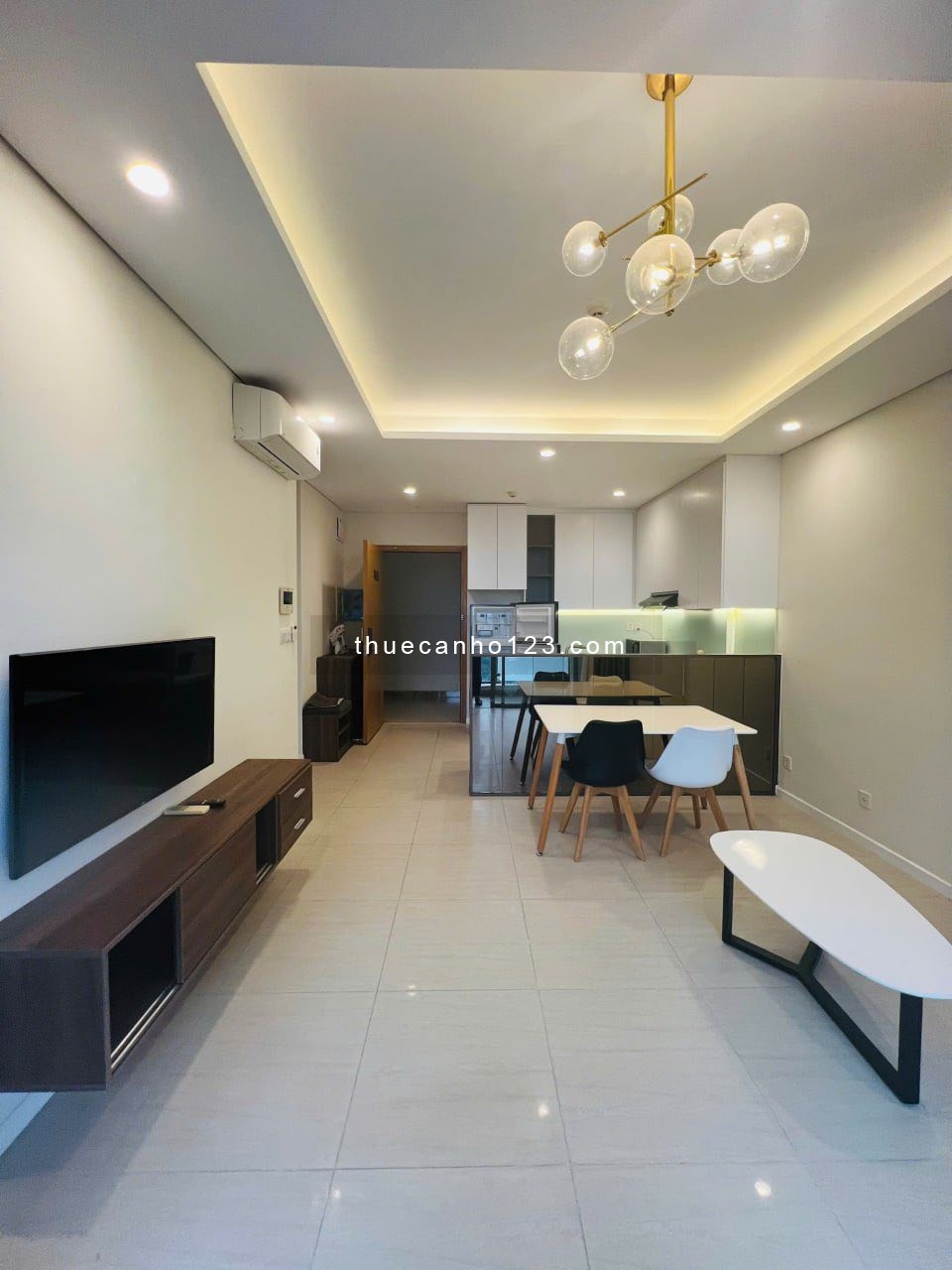 ho thuê căn hộ 1pn Đảo Kim Cương – full nội thất, view hồ bơi - Ảnh 1