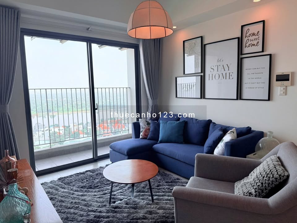 Cho thuê 3PN Masteri Thảo Điền view sông tầng cao, full nội thất - Ảnh 1