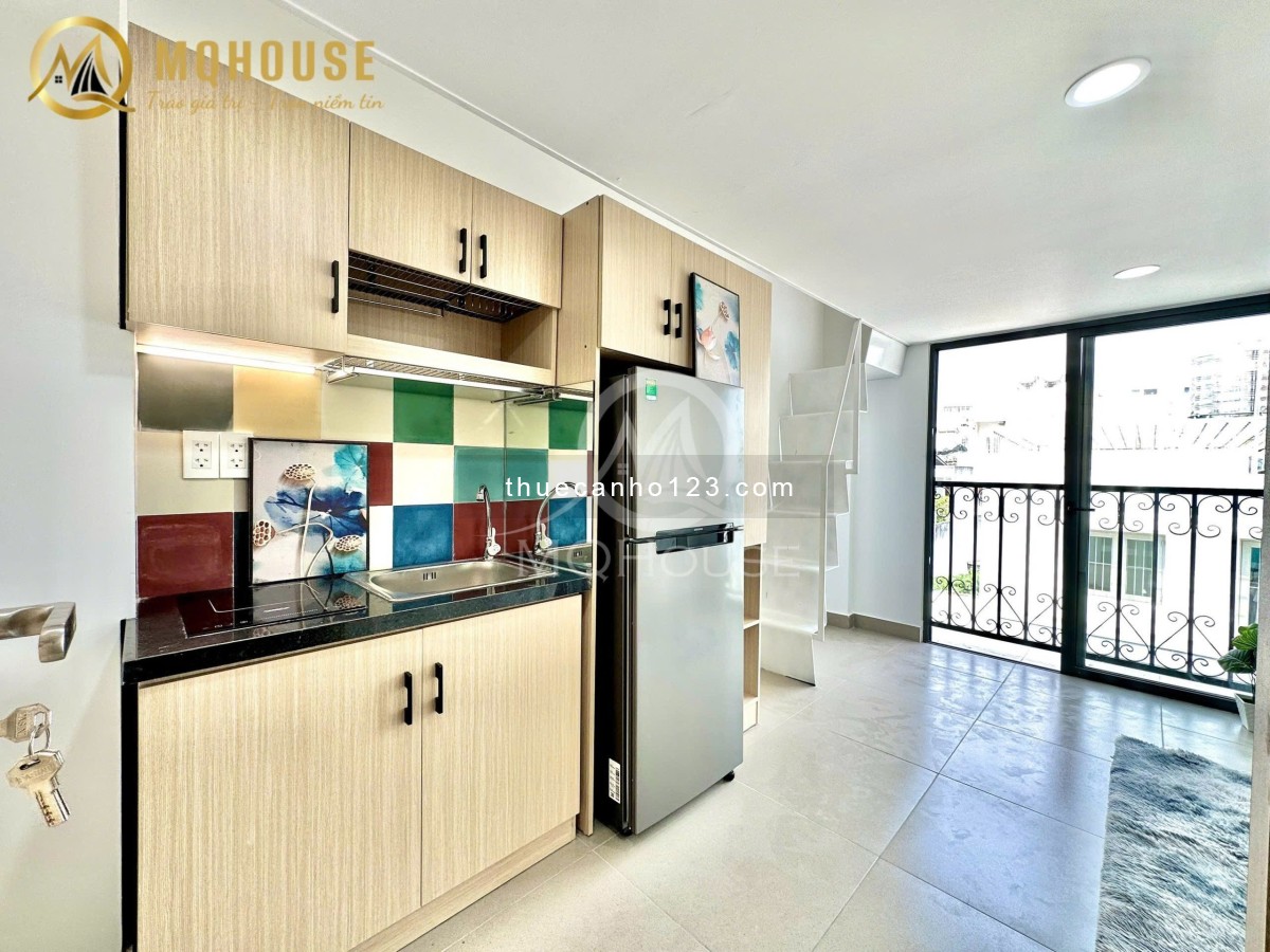Căn hộ duplex ban công full nội thất gác cao 1m5 gần sân bay Tân Sơn Nhất, GaT3, quận Tân Bình - Ảnh 2