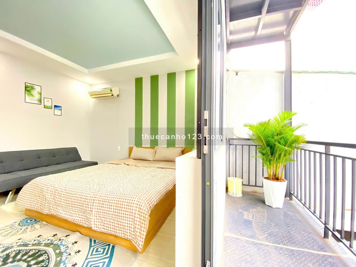 Cho Thuê Căn Hộ Quận 1 Có Ban Công Full Nội Thất Thoáng - Ảnh 1