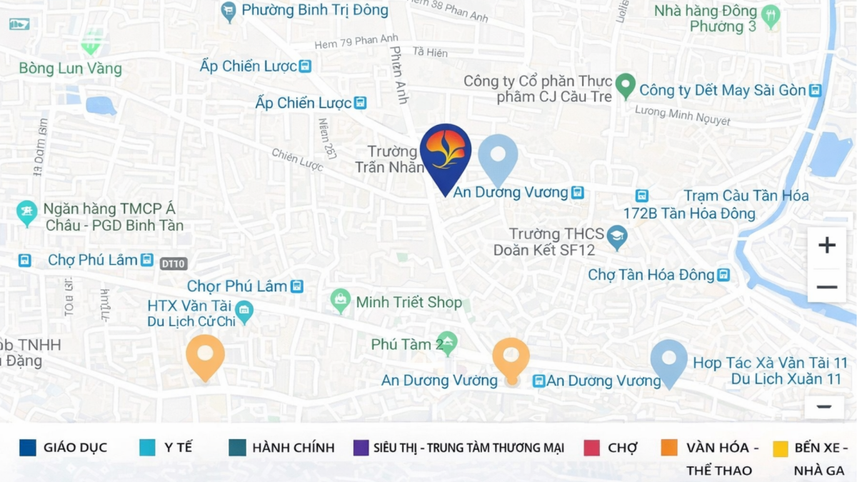 Vị trí dự án Summer Square Quận 6