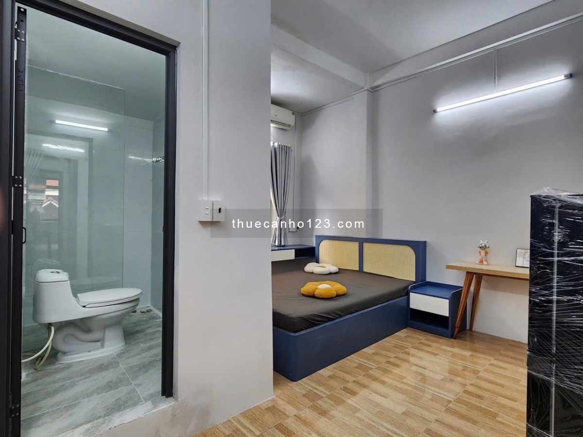 Căn hộ studio cửa sổ lớn máy giặt riêng full nội thất Đất Thánh gần quận 10, Bảy Hiền quận Tân Bình - Ảnh 3