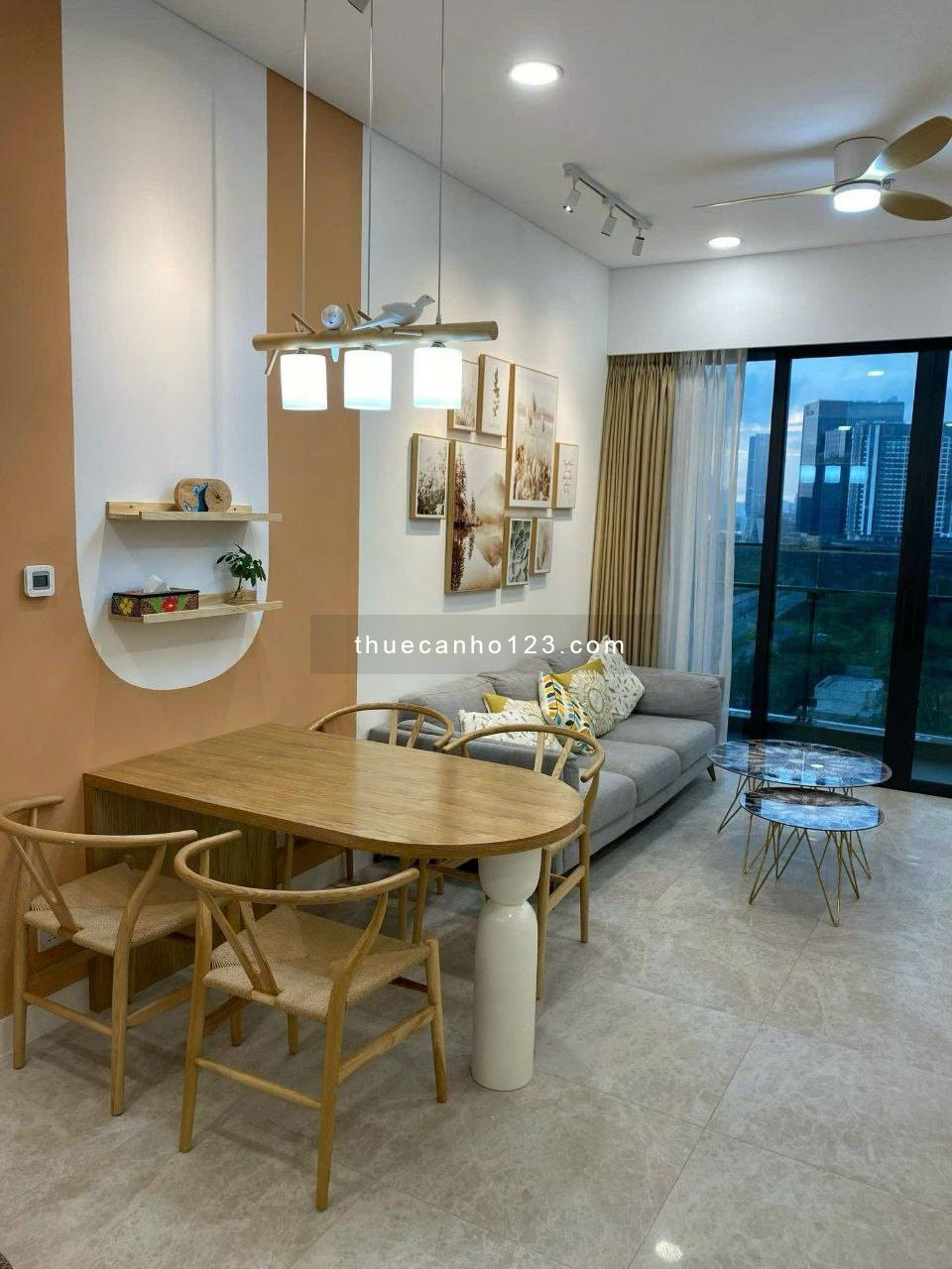 Cho thuê căn hộ The River Thủ Thiêm – 2pn full nội thất, city view, giá tốt - Ảnh 1