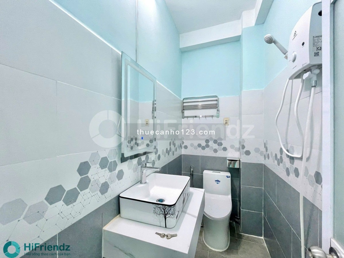 Phòng cho thuê giá rẻ quận 1 đường Đinh Tiên Hoàng gần Hồ Con Rùa đầy đủ tiện nghi - tách bếp 30m2 - Ảnh 9