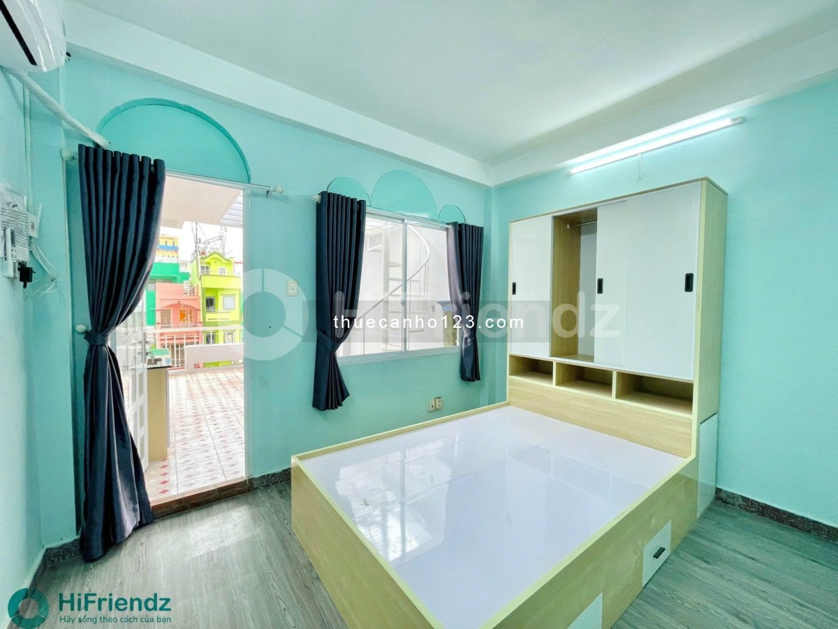 Phòng cho thuê giá rẻ quận 1 đường Đinh Tiên Hoàng gần Hồ Con Rùa đầy đủ tiện nghi - tách bếp 30m2 - Ảnh 5