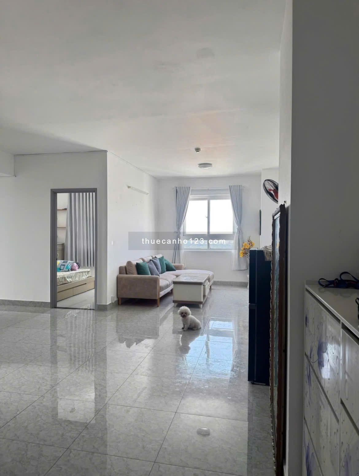 Giá 12tr5/th, Chung cư Mỹ Phước, Bùi Hữu Nghĩa, BT: 2p ngủ, 12,5triệu, Full NT, 90m2. - Ảnh 2