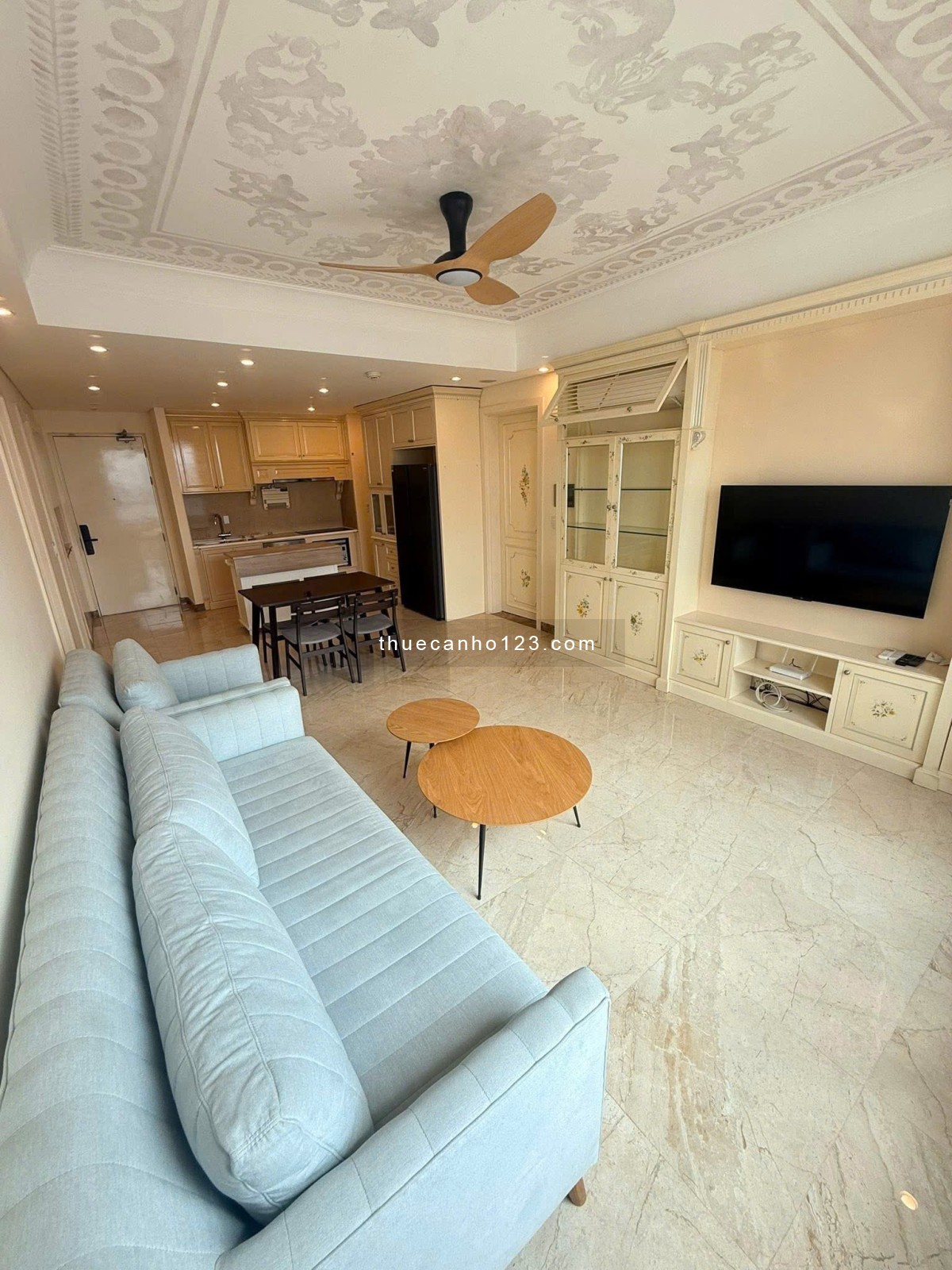 Cho thuê căn hộ The Manor, 2 phòng ngủ, lầu cao view đẹp, nội thất cao cấp giá 22 triệu/tháng - Ảnh 2