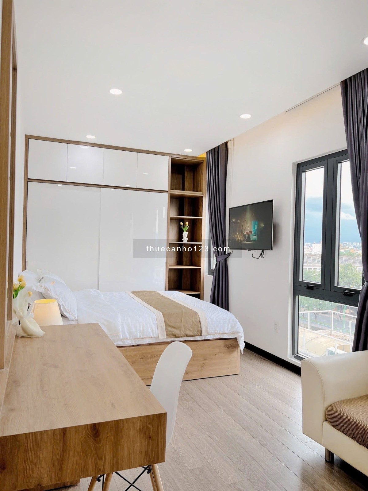 Căn hộ 1pn ban công full nội thất gần Hoàng Hoa Thám sân bay Tân Sơn Nhất, Etown Cộng Hoà Tân Bình - Ảnh 9