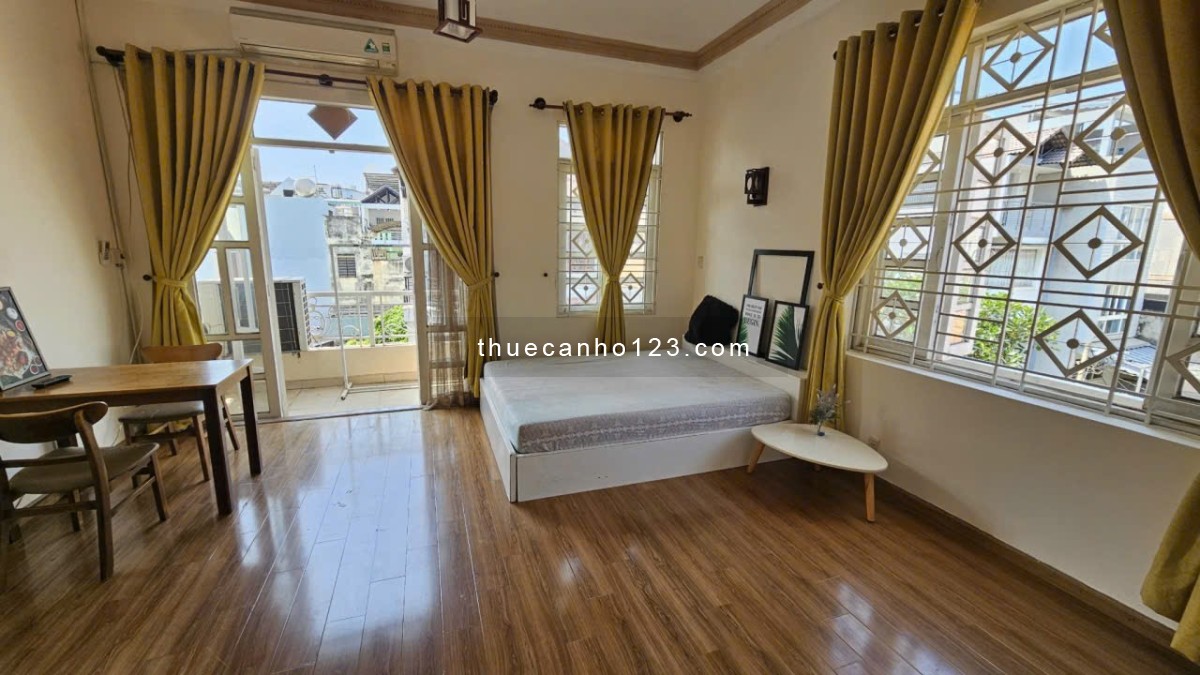 Căn hộ studio ban công tách bếp rộng 40m2 Bàu Cát gần sân bay Tân Sơn Nhất, Hoàng Hoa Thám, Tân Bình - Ảnh 3
