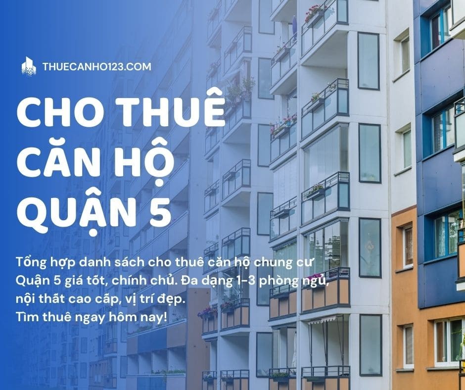 Cho thuê căn hộ chung cư tại Quận 5