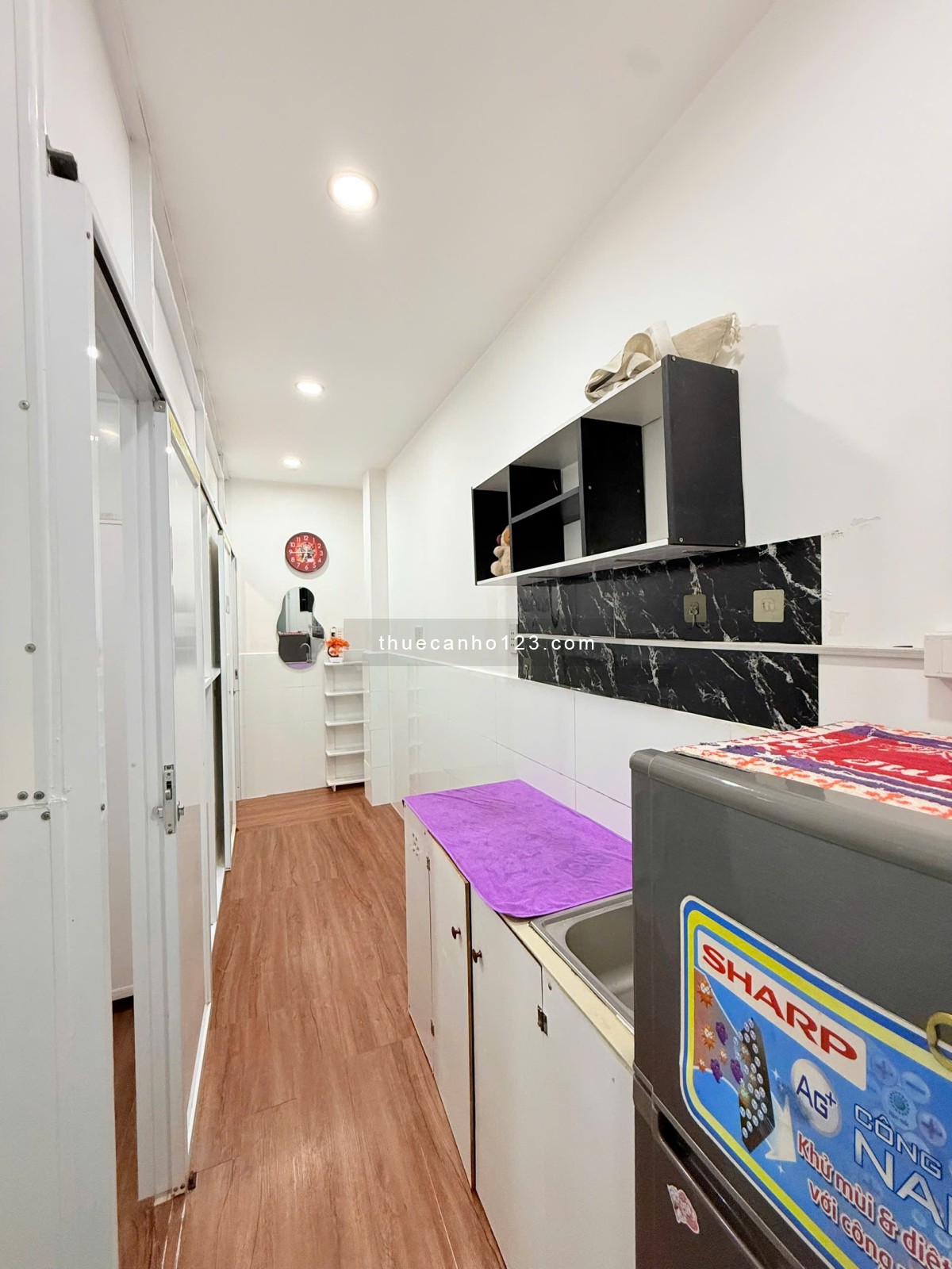 Cho thuê căn hộ 2PN giá rẽ ở được 4n4x ngay chợ Bà Chiểu - ĐH Văn Lang - học viện Cán Bộ - cầu Bông - Ảnh 4