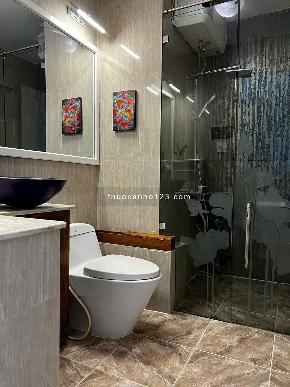 Căn 2p ngủ, 76m2, Lầu 1, Chung cư Bàu Cát, nhà trống, giá 9tr - Ảnh 4