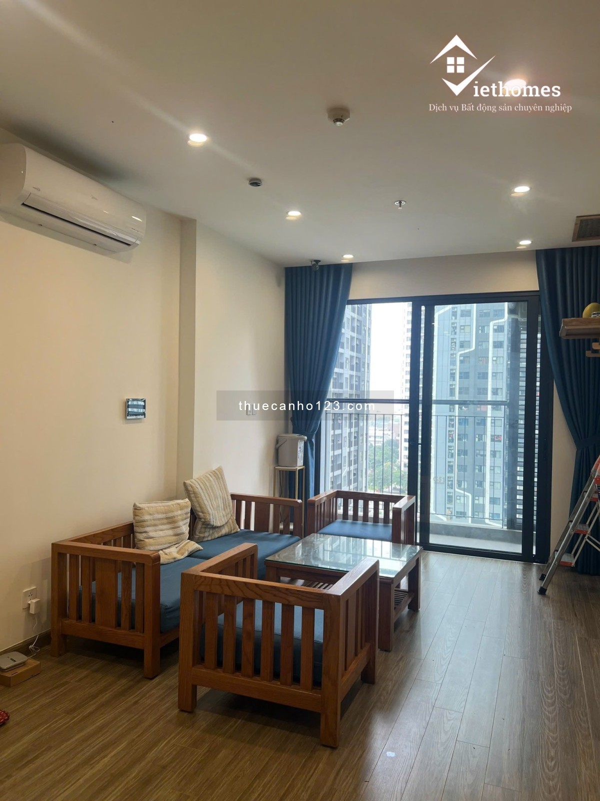 Cho thuê 1N 45,5m2 The Miami GS5 full đồ , view bể bơi nội khu - Ảnh 1