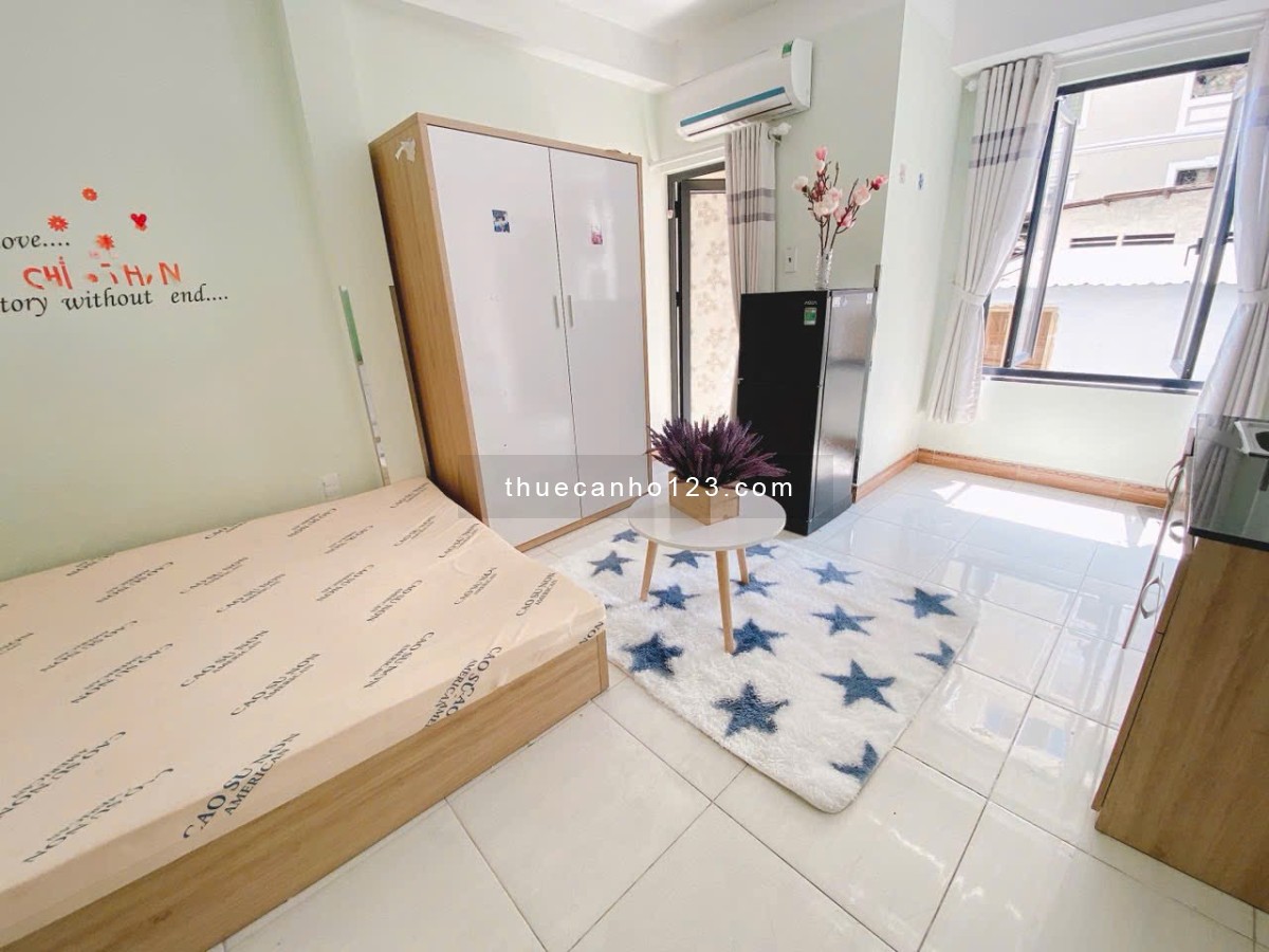 Cho thuê căn hộ Studio Ban công thoáng Q4 gần chợ 200, ĐH Luật, ĐH Nguyễn Tất Thành - Ảnh 2