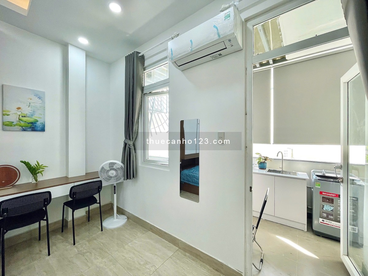 Cho Thuê Căn Hộ Tách Bếp Full Nội Thất 100% Nằm Ngay Nguyễn Văn Đậu Tiện Đi Q1, Q3, CV Phú Nhuận - Ảnh 1