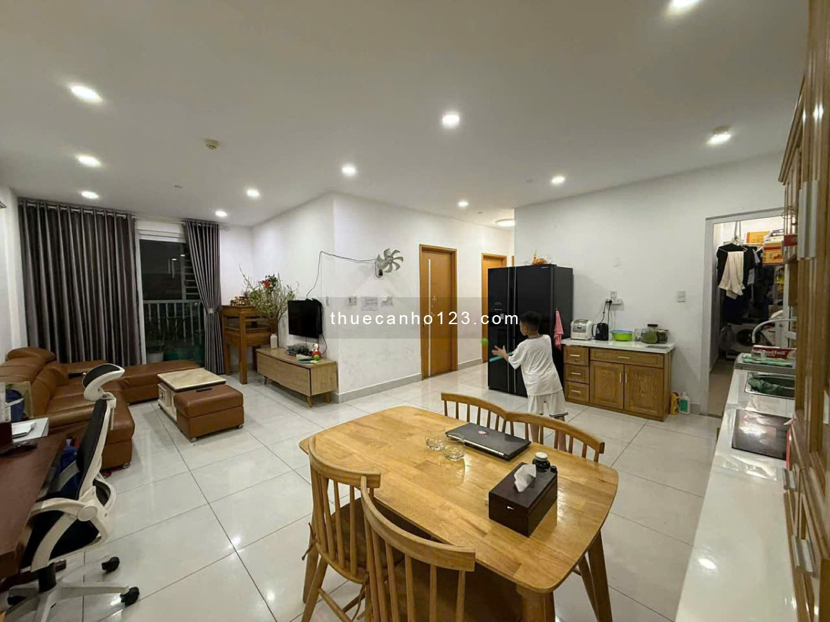 Chung cư Satra, Phan Đăng Lưu, PN, 90m2, 2p ngủ, nhà mới, NT, 16,5triệu - Ảnh 1