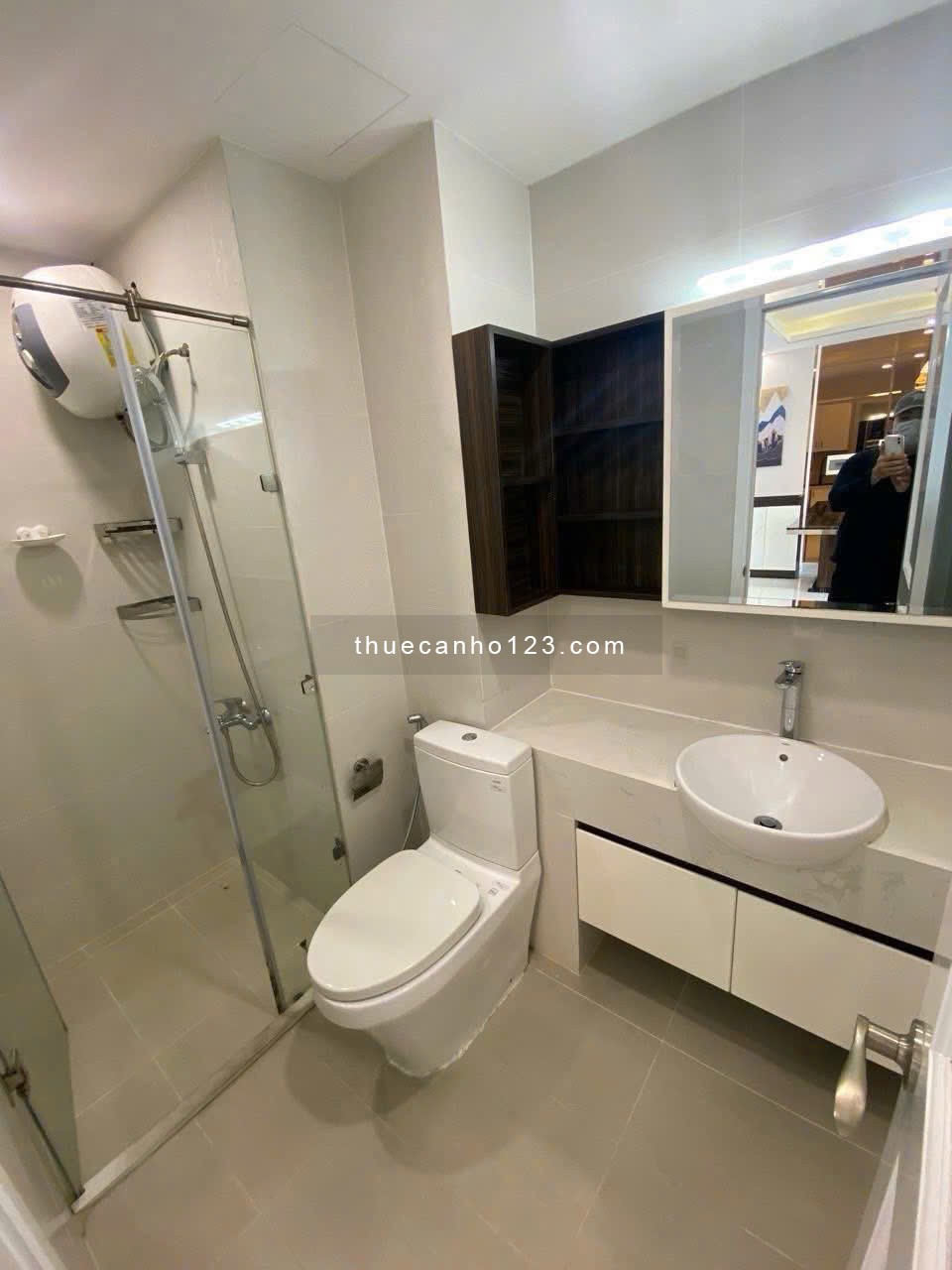 Chung cư Satra, Phan Đăng Lưu, PN, 90m2, 2p ngủ, nhà mới, NT, 16,5triệu - Ảnh 6