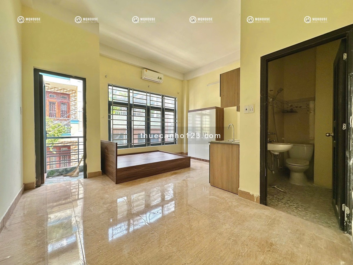 Căn hộ studio ban công full nội thất rộng 35m2 gần Hoàng Văn Thụ, Etown Cộng Hoà, sân bay Tân Bình - Ảnh 2