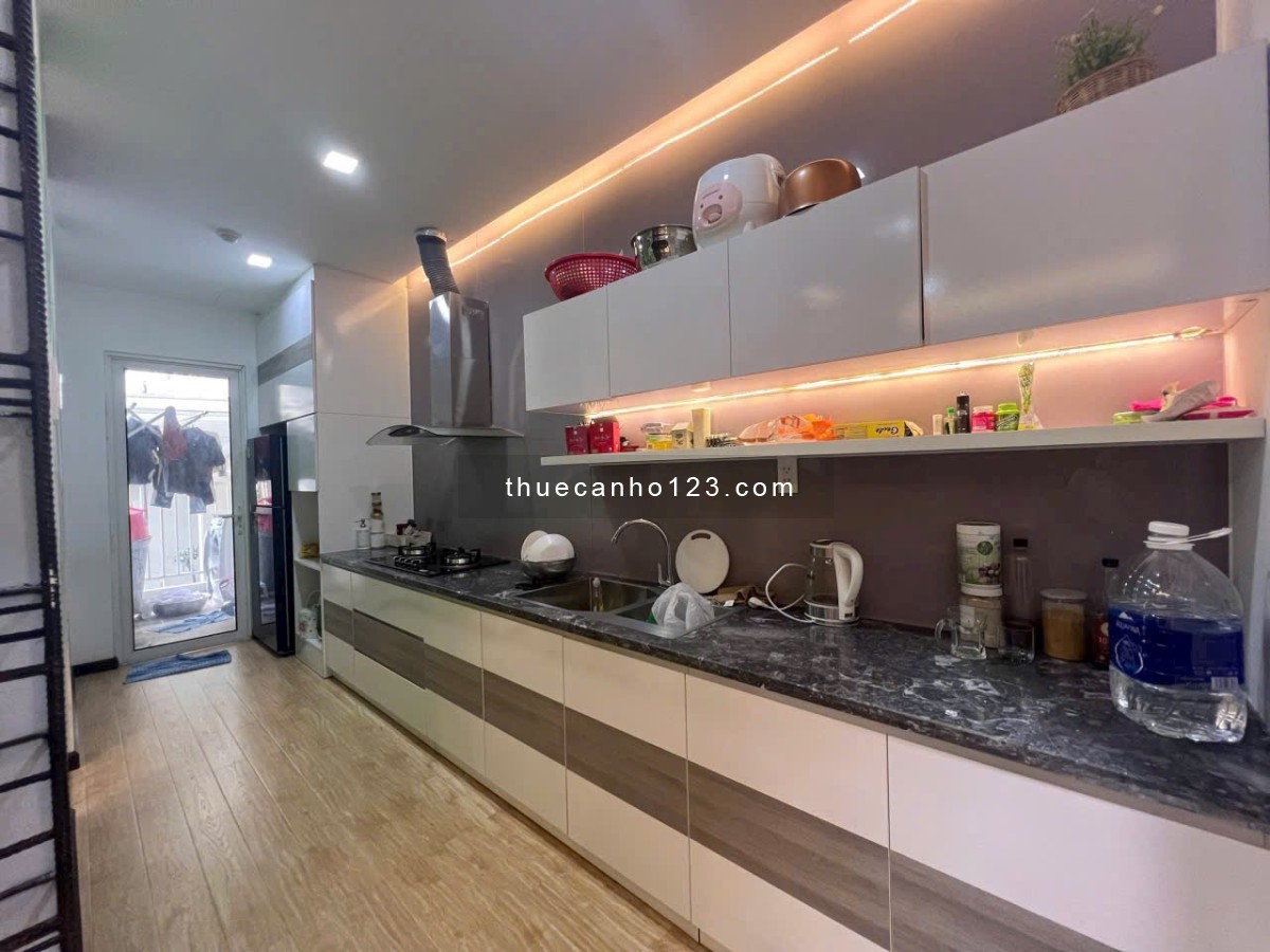 Cho Thuê Căn Hộ Full NT 1PN 55m2 Giá Chỉ 14 Triệu, Căn Góc Thoáng Mát Tầng Cao - Ảnh 2