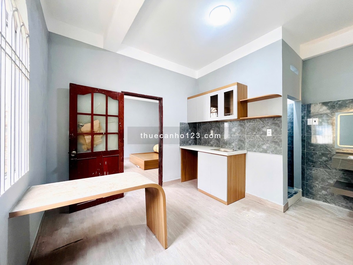 Căn Hộ 45m2 1PN riêng Full Nội Thất, Cửa sổ thoáng Trần Hưng Đạo Quận 1 - Hình Thật - Giá Thật - Ảnh 1