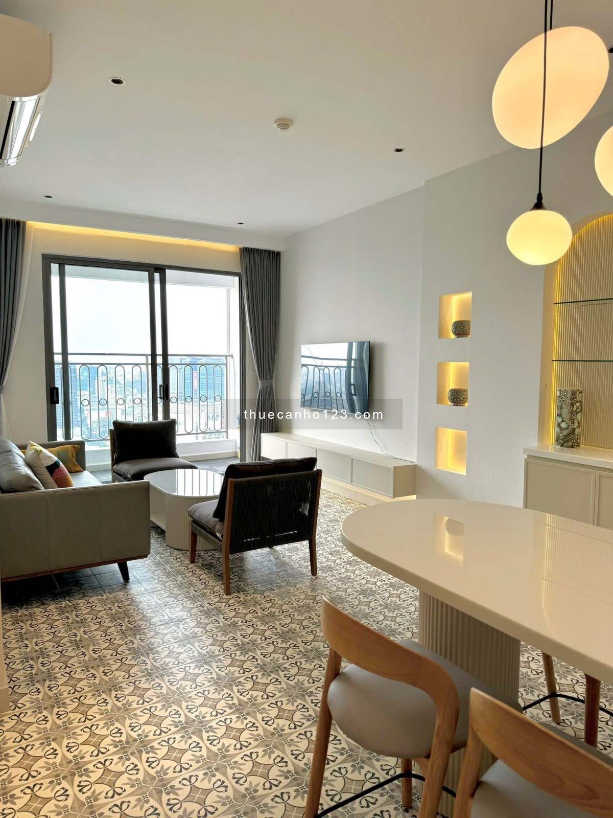 Cho thuê căn hộ SAIGON ROYAL 88m2, 2PN 2WC, Nội thất đầy đủ, View Bitexco - Ảnh 10