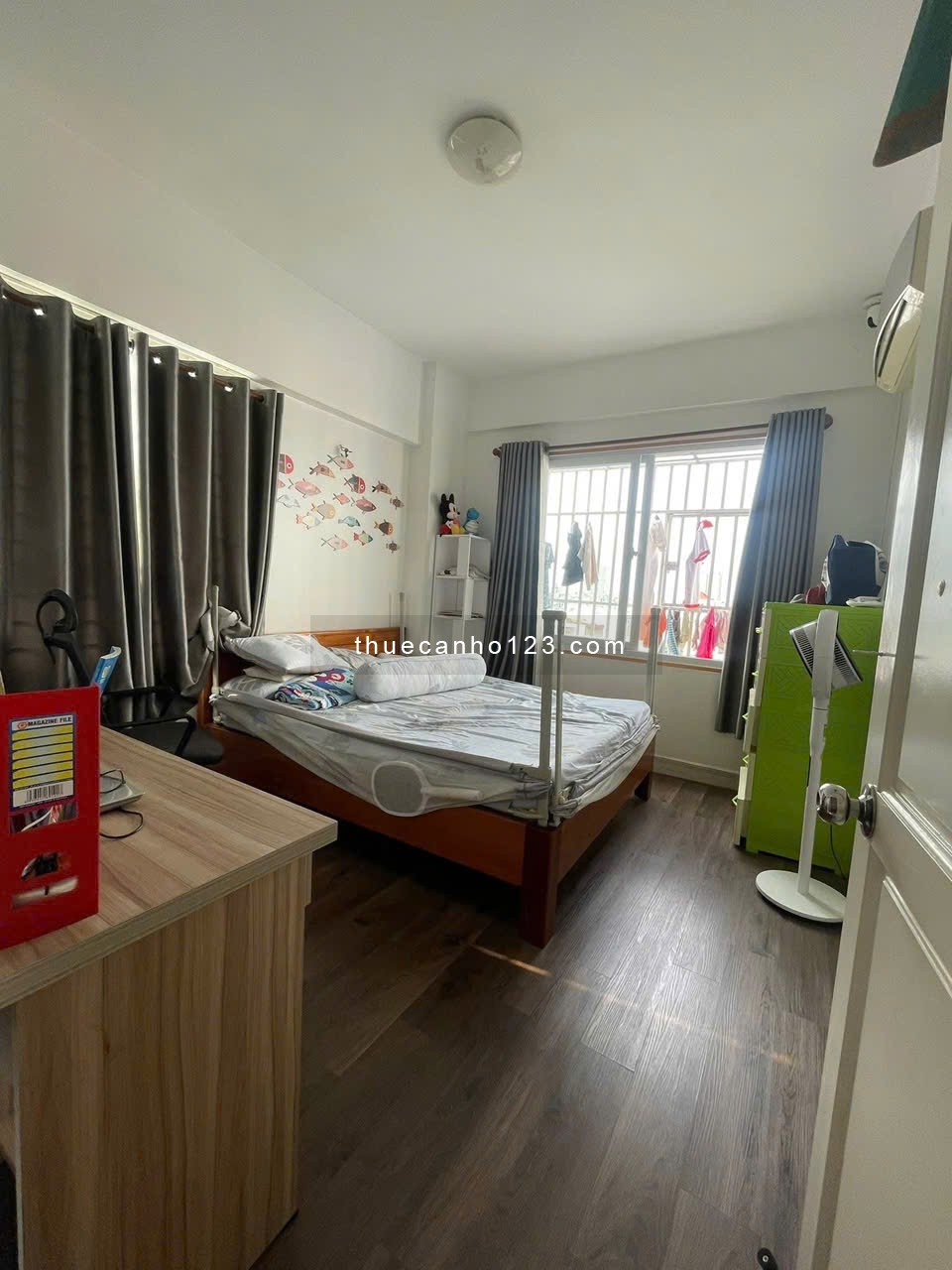 Chung cư 10A Trần Nhật Duật, Q1: 65m2, 9tr/tháng, full NT, 1PN rộng - Ảnh 2