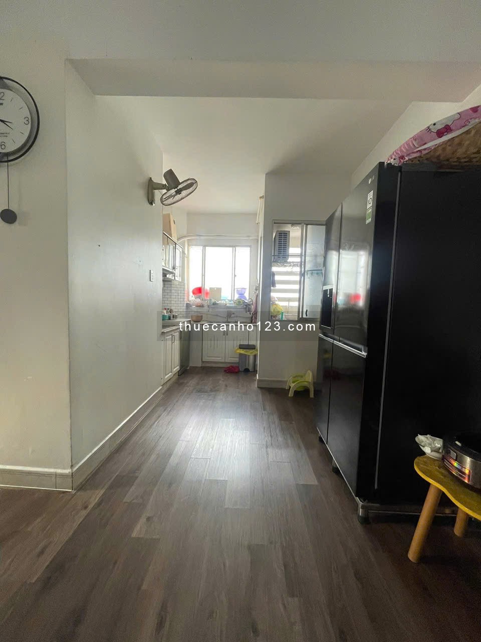 Chung cư 10A Trần Nhật Duật, Q1: 65m2, 9tr/tháng, full NT, 1PN rộng - Ảnh 3