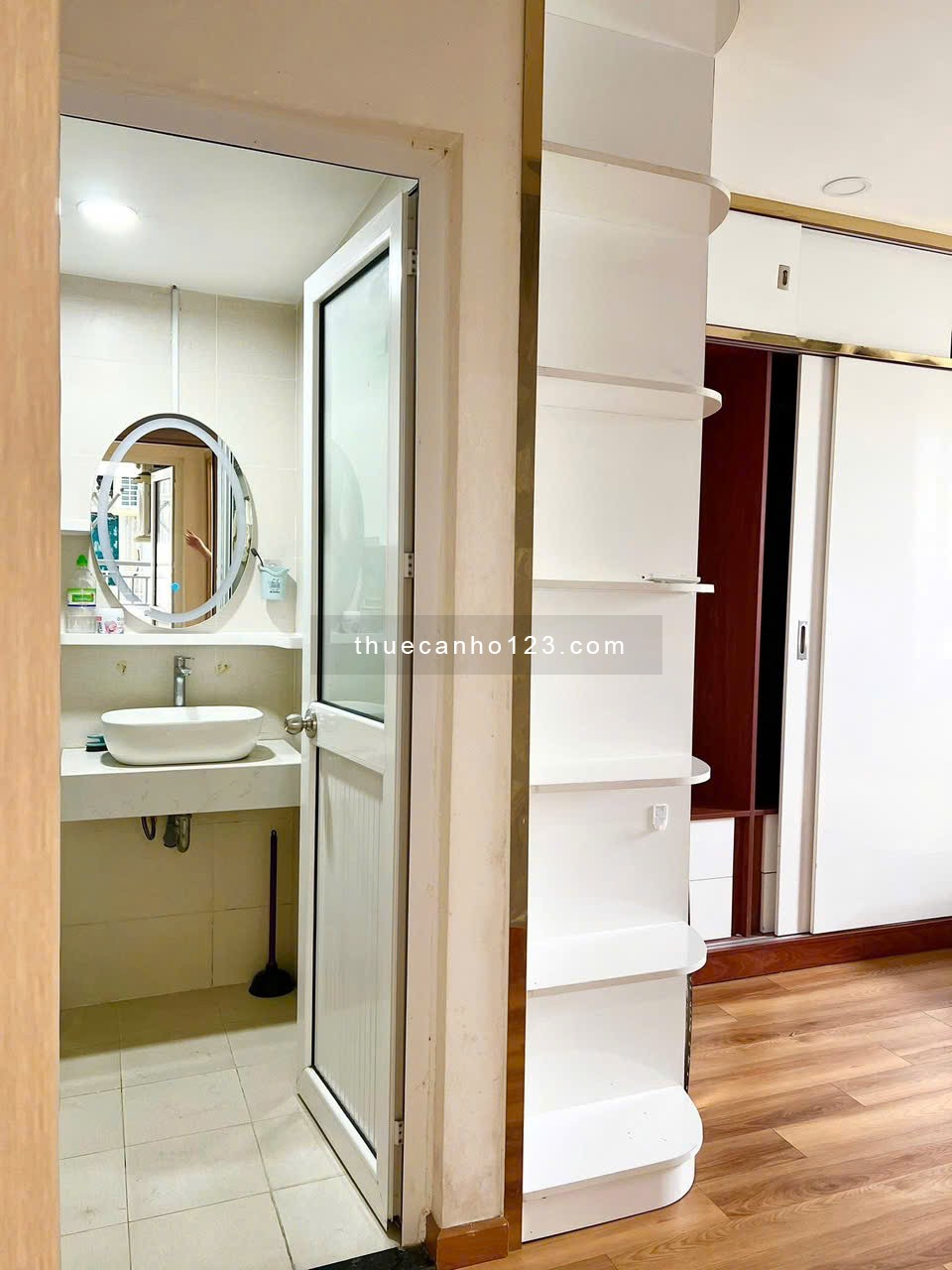 Chung cư Satra, Phan Đăng Lưu, PN: 90m2, 2p ngủ, nhà mới, 16triệu - Ảnh 7