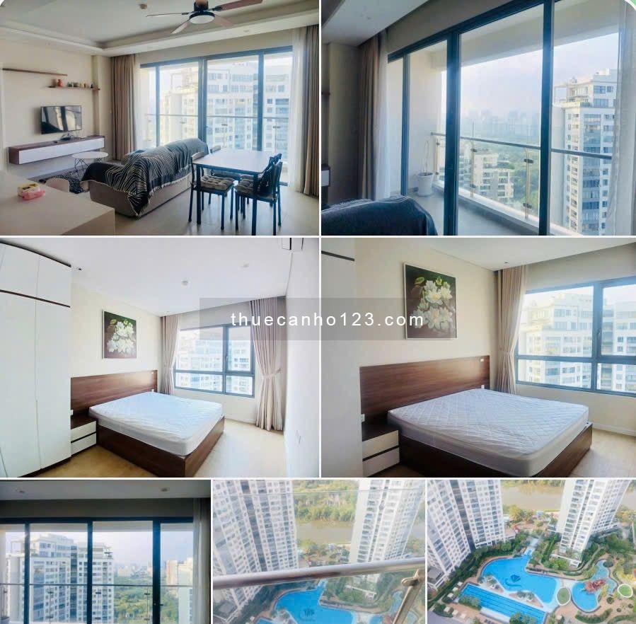 Cho thuê căn 90m2, 2PN, full nội thất , Tháp Bora Đảo Kim Cương, tầng cao thoáng - Ảnh 1
